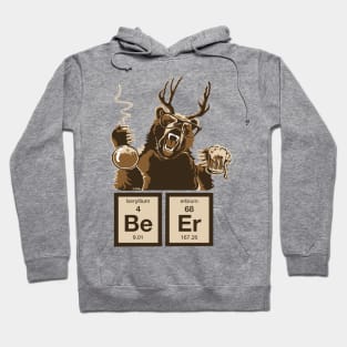 Chemistry Bear Discovered Beer Hoodie